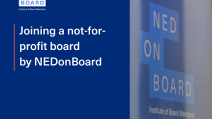 Product image for Joining a Not-For-Profit Board by NEDonBoard, Institute of Board Members