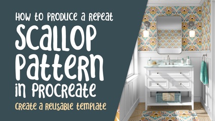 Product image for PRO 067 - How to Produce a Repeat Scallop Pattern in Procreate
