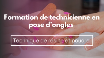 Product image for Formation de technicienne en pose d'ongles en résine et poudre