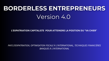 Product image for BORDERLESS ENTREPRENEURS V.4 - La STRATÉGIE au service de l'expatriation et l'investissement à l'international