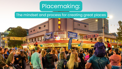 Product image for Placemaking: the mindset and process for creating great places
