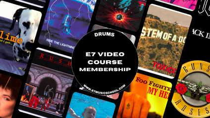 Product image for E7 Video Course Membership - DRUMS