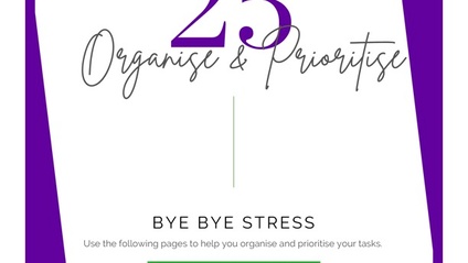 Product image for Organise & Prioritise Package