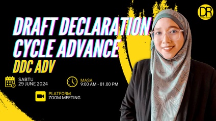 Product image for DRAFT DECLARATION CYCLE ADVANCE (DDC ADV) 2024