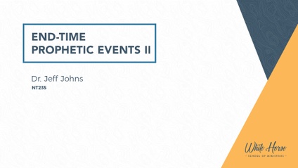 Product image for NT235 - End-Time Prophetic Events II