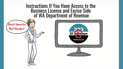 Product image for Instructions If You Have Access to the Business License and Excise Side of WA Department of Revenue