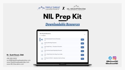 Product image for NIL Prep Kit for School Administrators