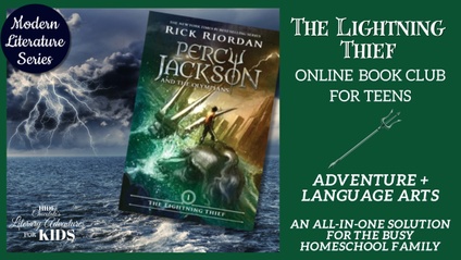 Product image for The Lightning Thief Online Book Club for Teens ~ Modern Literature Series