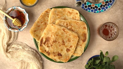 Product image for Moroccan Msemen (Square Laminated Pancakes)