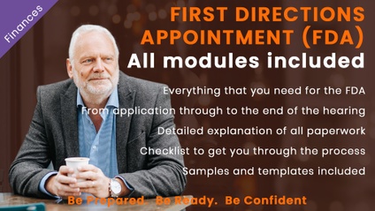Product image for Your First Financial Hearing (FDA) all Modules included