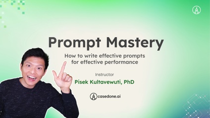 Product image for Prompt Mastery - How to Write Effective Prompts