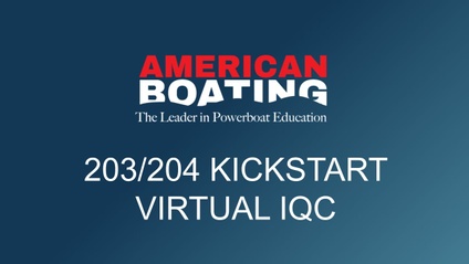 Product image for American Boating : 203/204 Kickstart Virtual IQC
