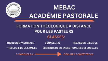 Product image for FORMATION THÉOLOGIQUE POUR LES PASTEURS