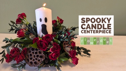 Product image for Flower Arranging Fridays: Spooky Candle Centerpiece for Beetlejuice Parties