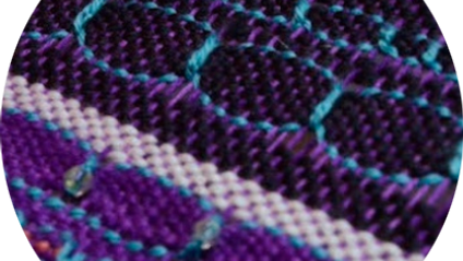 Product image for Danish Medallions and Leno on a rigid heddle loom