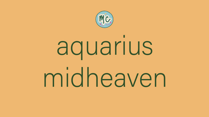 Product image for aquarius midheaven