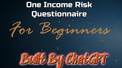 Product image for One Income Risk Questionnaire
