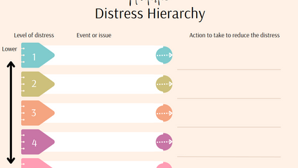 Product image for Autistic Distress Hierarchy