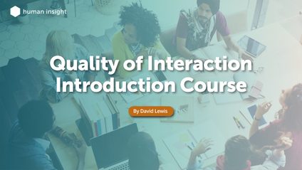 Product image for Quality of Interaction - Introduction Course