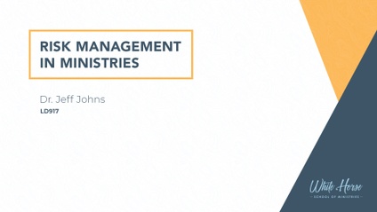 Product image for LD917 - Risk Management in Ministries