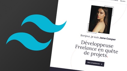 Product image for Coder un portfolio avec Tailwind