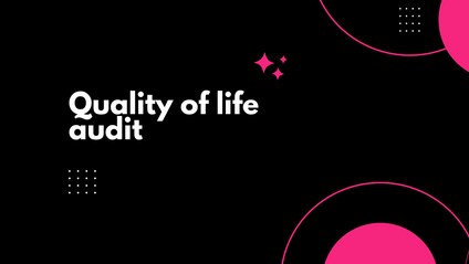 Product image for Quality of life audit for business owners