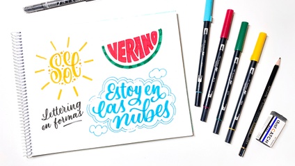 Product image for  48 plantillas lettering imprimibles en PDF