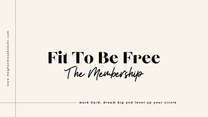 Product image for Fit To Be Free Monthly Membership
