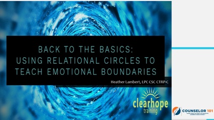 Product image for Back to the Basics: Using Relational Circles to Teach Emotional Boundaries