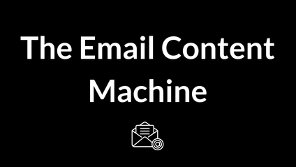 Product image for The Email Content Machine