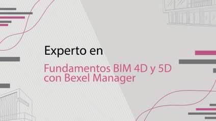 Product image for Experto en fundamentos BIM 4D y 5D con Bexel Manager