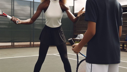Product image for In-person coached tennis lessons