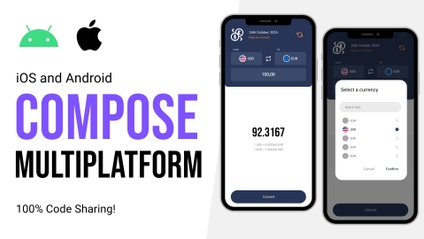 Product image for Compose Multiplatform - iOS/Android Development with Kotlin