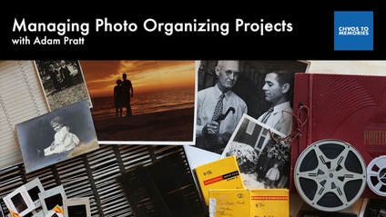 Product image for Managing Photo Organizing Projects