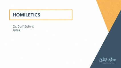 Product image for PM520 Homiletics