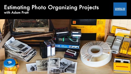 Product image for Estimating Photo Organizing Projects