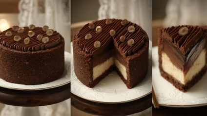 Product image for كورس تشيز كيك النوتيلا المخبوز 