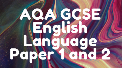 Product image for AQA GCSE English Language Paper 1 & Paper 2