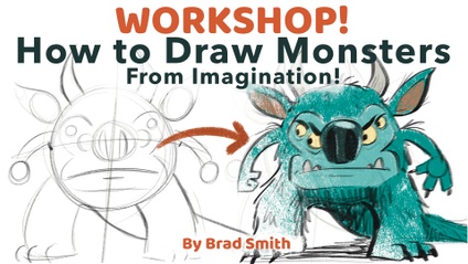 Product image for Workshop: How to Draw a Monster From Imagination