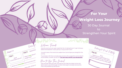 Product image for Endurance For Your Weight Loss Journey: 30 Day Journal to Strengthen Your Spirit