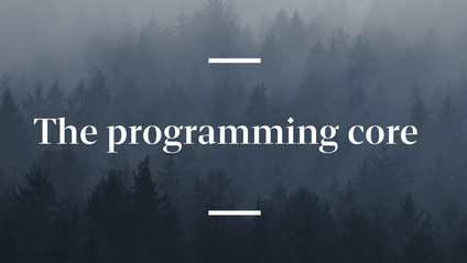 Product image for The programming core (Before Technology )