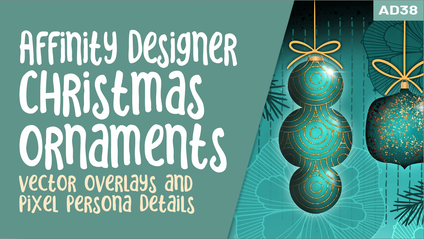 Product image for Affinity Designer 040 - Christmas Ornaments with Metallics
