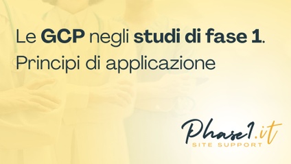 Product image for Le GCP negli studi di fase 1. Principi di applicazione