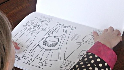 Product image for Paper Dolls: Coloring Book