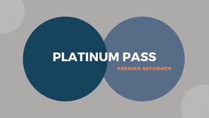 Product image for PLATINUM PASS PREMIER REFORMER