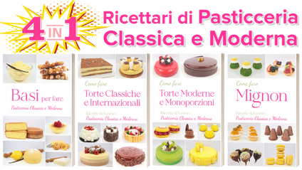 Product image for Collana 4 Libri del corso PASTICCERIA CLASSICA E MODERNA 📚🍰