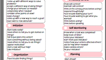 Product image for Executive function questions