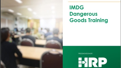 Product image for IMDG Dangerous Goods Training