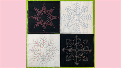 Product image for Snowflakes - 8" BOM Club - December 2024