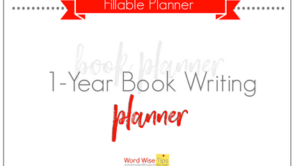 Product image for 1-Year Book Writing Planner Mini Bundle